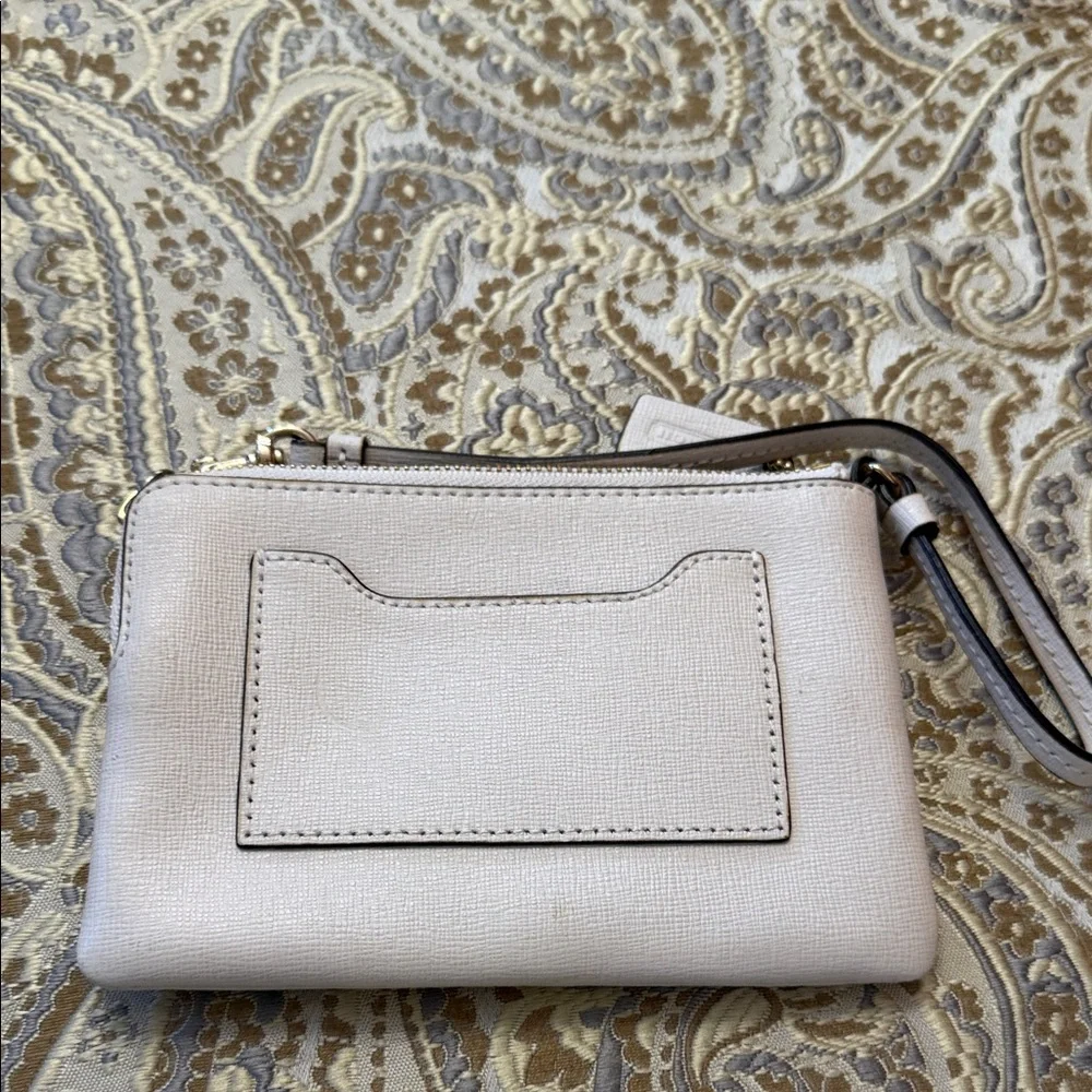 Coach Light Beige Wristlet Clutch - Picture 6 of 6